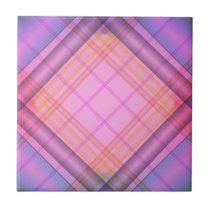 Purple Plaid Tile