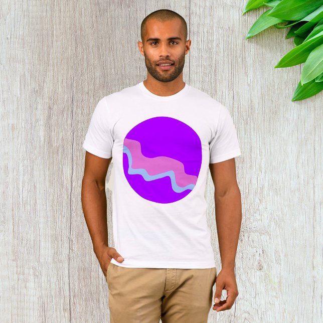 Purple Planet Mens T-Shirt (Creator Uploaded)