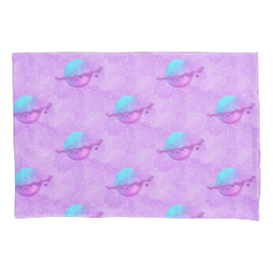 Purple Planet  Pillowcase