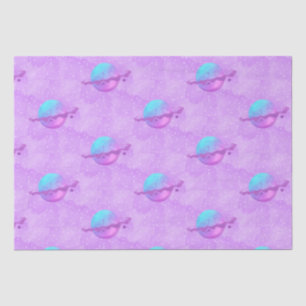 Purple Planet  Tissue Paper