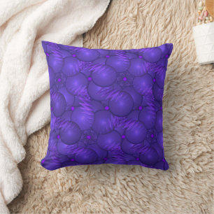 Purple planets and lightnings cushion