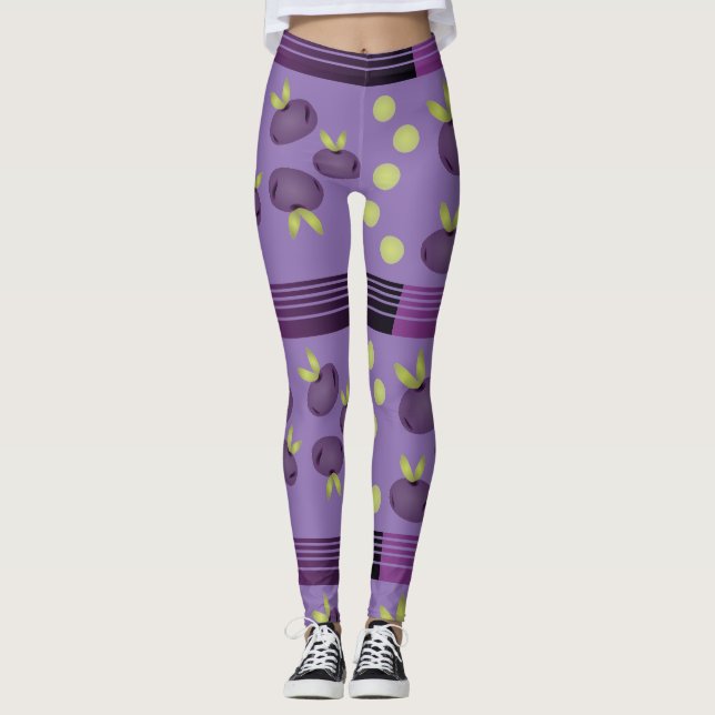 Purple Plum Yoga Pants (Front)