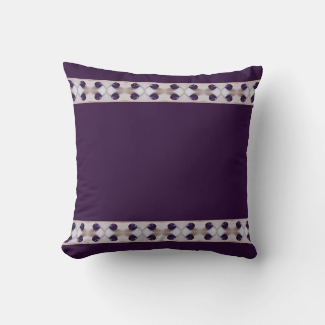 Purple Plums Cushion (Front)