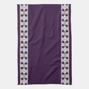 Purple Plums Tea Towel