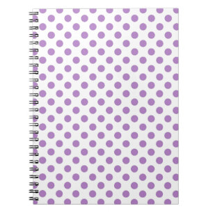 Purple Polka Dot Notebook