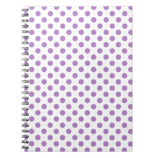 Purple Polka Dot Notebook