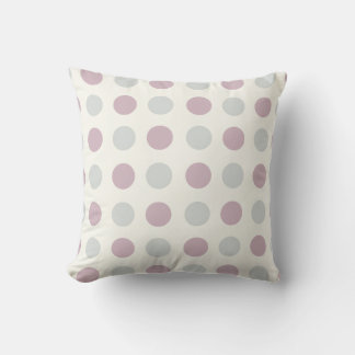 Purple Polka Dot Retro Design Cushion