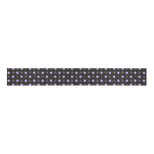 Purple Polka Dot Star-like Ribbon Grosgrain Ribbon