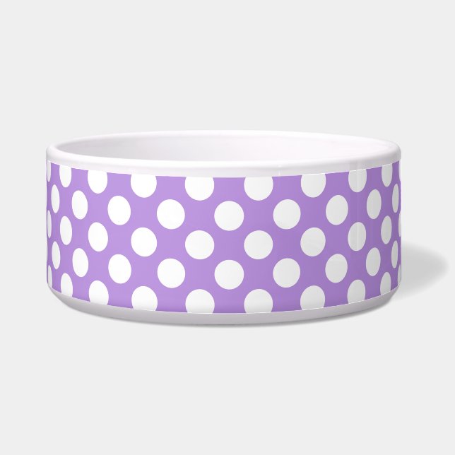 Purple Polka Dots, Polka Dot Pattern, Dots, Dotted (Front)