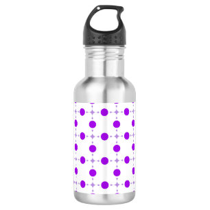 Purple Polka Dots, Polka Dot Pattern, Dots, Dotted 532 Ml Water Bottle