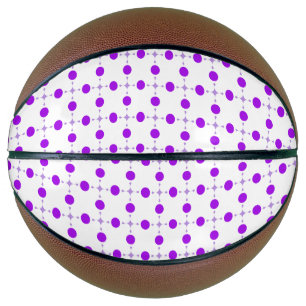 Purple Polka Dots, Polka Dot Pattern, Dots, Dotted Basketball