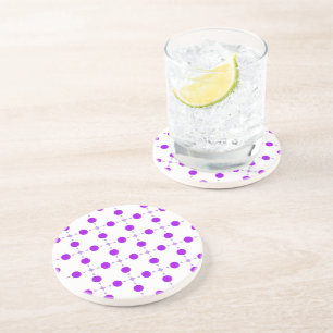 Purple Polka Dots, Polka Dot Pattern, Dots, Dotted Coaster