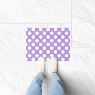 Purple Polka Dots, Polka Dot Pattern, Dots, Dotted Doormat
