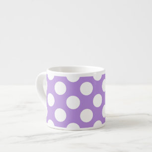 Purple Polka Dots, Polka Dot Pattern, Dots, Dotted Espresso Cup