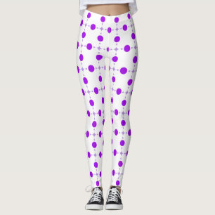 Purple Polka Dots, Polka Dot Pattern, Dots, Dotted Leggings