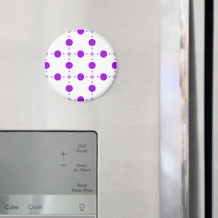 Purple Polka Dots, Polka Dot Pattern, Dots, Dotted Magnet