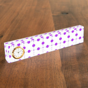 Purple Polka Dots, Polka Dot Pattern, Dots, Dotted Nameplate