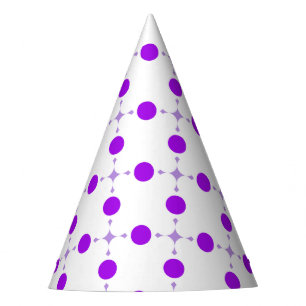 Purple Polka Dots, Polka Dot Pattern, Dots, Dotted Party Hat