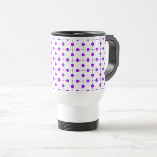 Purple Polka Dots, Polka Dot Pattern, Dots, Dotted Travel Mug