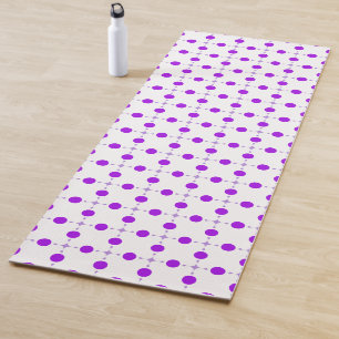 Purple Polka Dots, Polka Dot Pattern, Dots, Dotted Yoga Mat