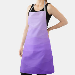 Purple Polygonal Apron