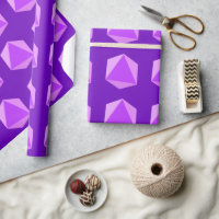 Purple Polyhedral Dice