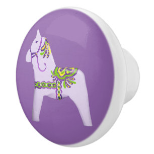 Purple Pony Drawer Pull