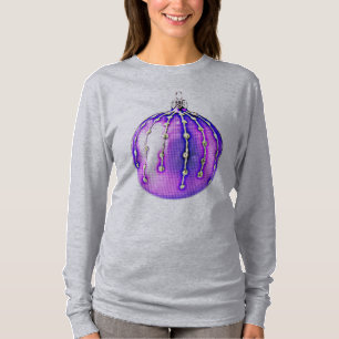 Purple Pop Art Style Christmas Ornament Shirt