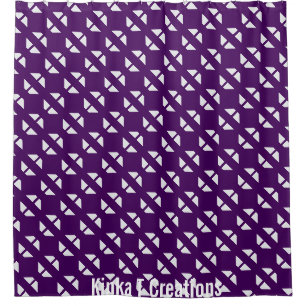 Purple Power  Shower Curtain