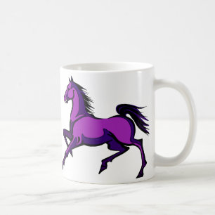 Purple Prancing Horses Mug