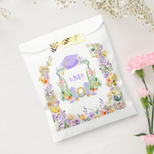 Purple Preppy Cowgirl Favour Bags