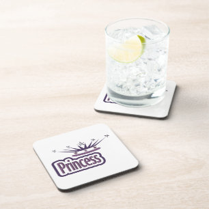 Purple Princess Crown Coaster