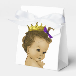 Purple Princess Ethnic Princess Baby Shower Favour Box