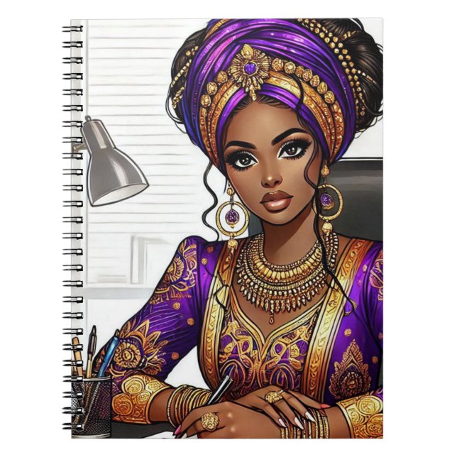 Purple Princess Notebook (Front)