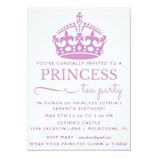 tea party invite