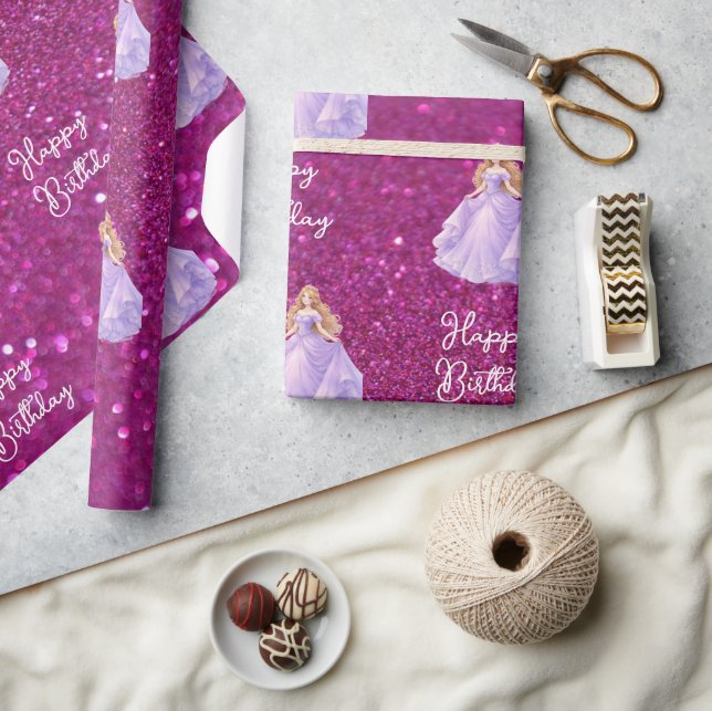 Purple Princess  Wrapping Paper (Crafts)