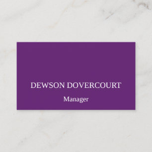 Purple, Professional Profile Card