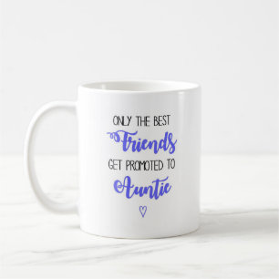 Purple Promoted to Auntie Mug