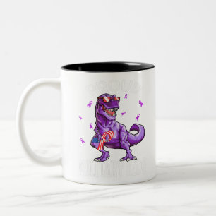 Purple Proud Military Child Dinosaur T-Shirt Two-Tone Coffee Mug