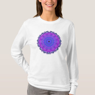 Purple Psyche Mandala kaleidoscope long sleeve top