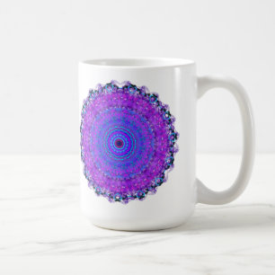 Purple Psyche Mandala kaleidoscope mug
