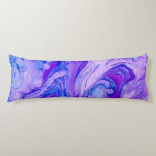 purple psychedelic liquid body cushion