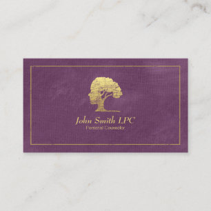 Purple Psychologist Personal Counsellor Appointmen Appointment Card