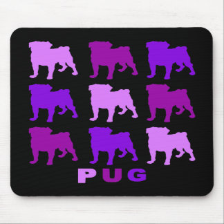 Purple Pugs Mousepad
