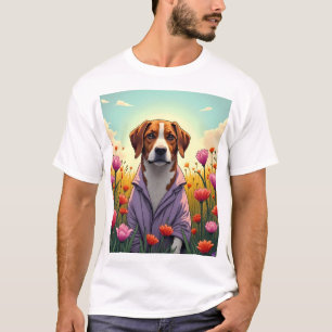 Purple pup in bloom  T-Shirt