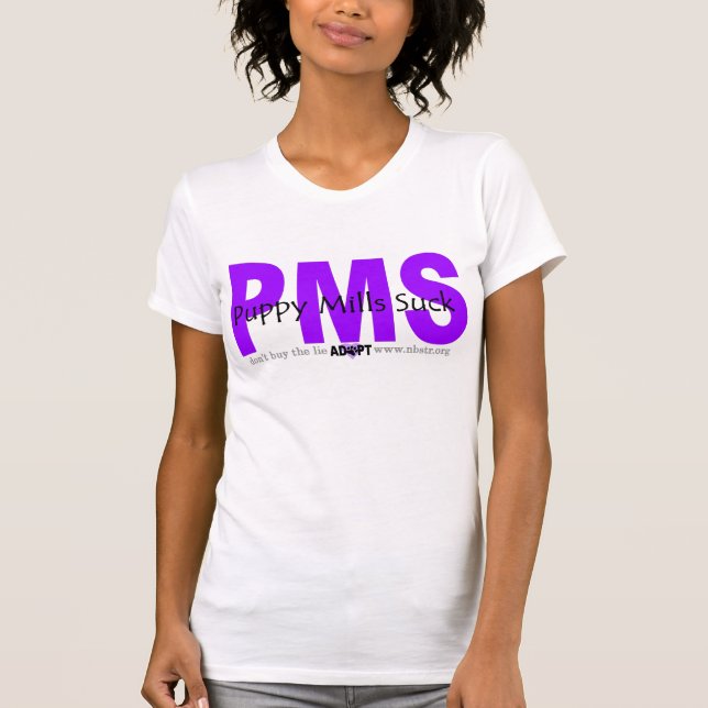 Purple Puppymills Suck Tee (Front)