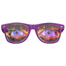 Purple Purim Eyes