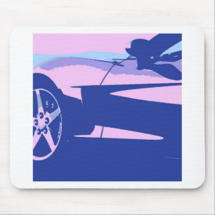 Purple Purple Corvette Mouse Mat