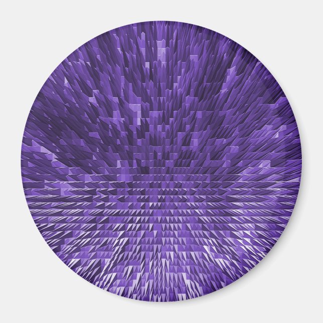 Purple Pyramid City...... Magnet (Front)