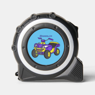 Purple Quad bike cartoon illustration 1